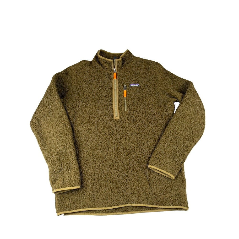 Patagonia Retro Pile Pullover 1/4 Zip Pullover Size Large